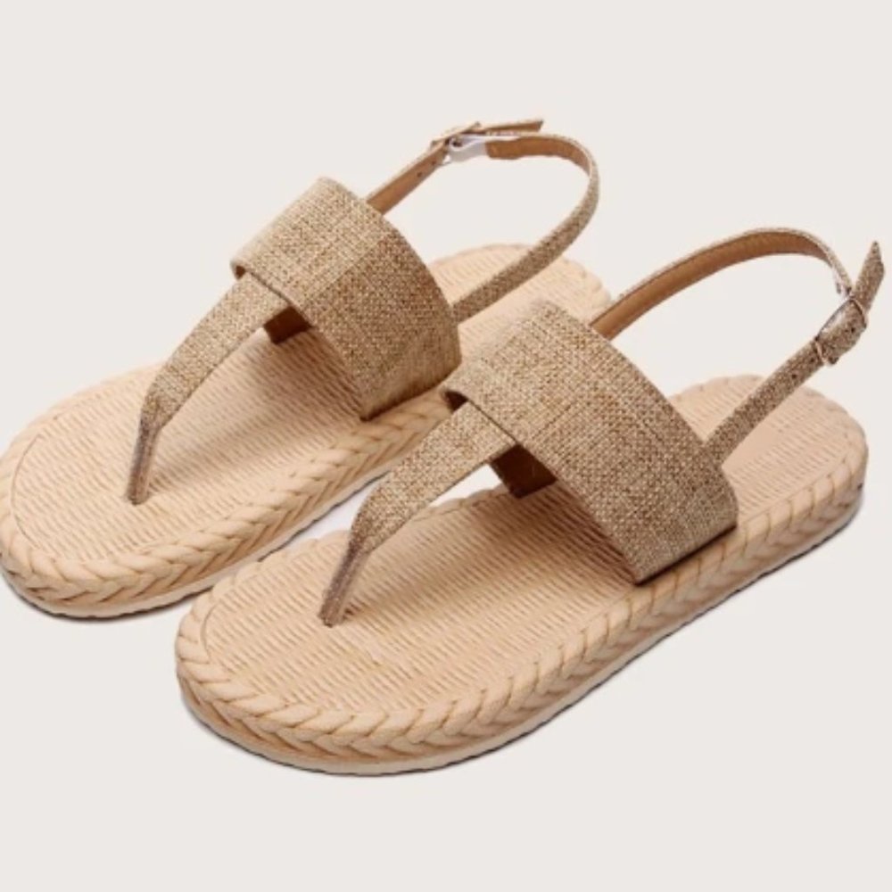 Toe Post Slingback Sandals